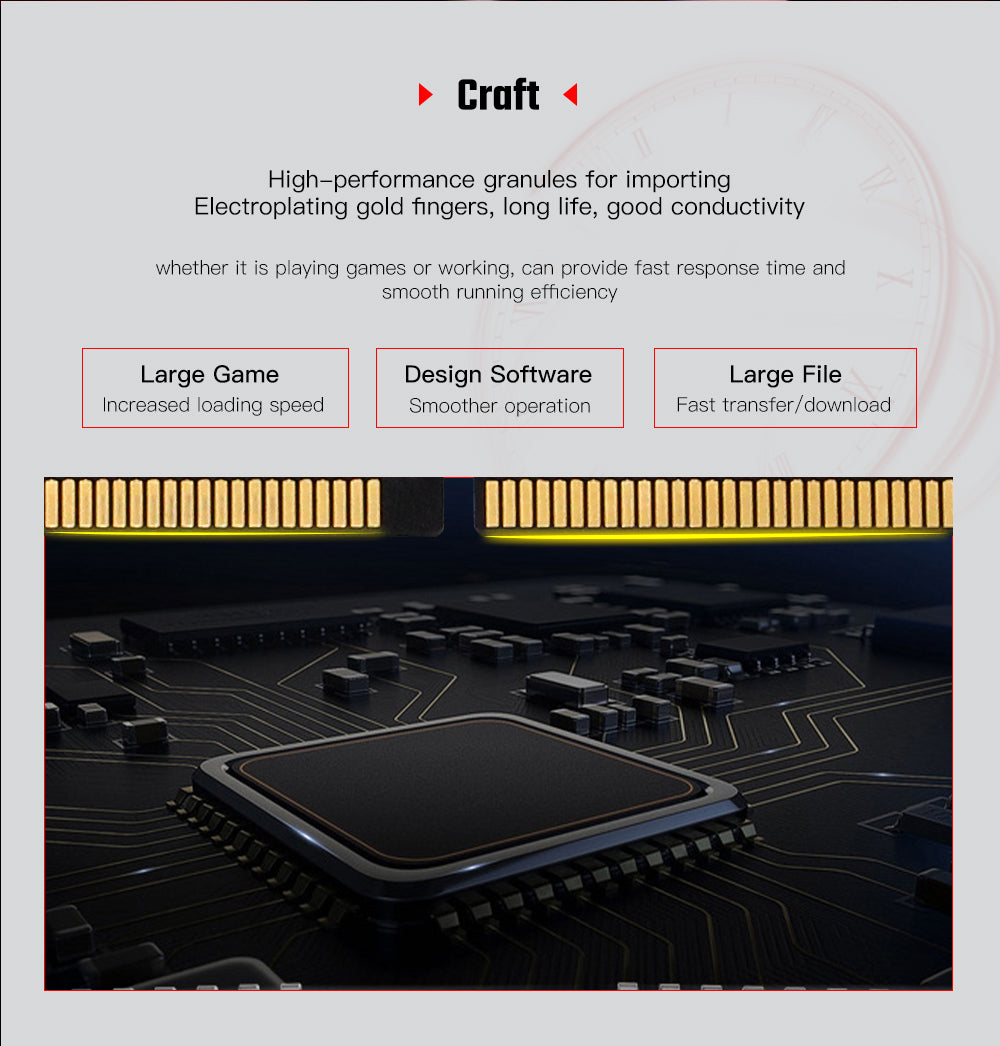 MACHINIST DDR4 RAM 3200MHz 8GB/16GB Desktop Memory