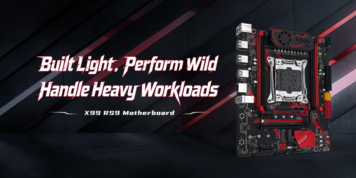 Placa-mãe MACHINIST X99 RS9 LGA 2011-3 para Intel Xeon E5 V3/V4 Core i7 DDR4