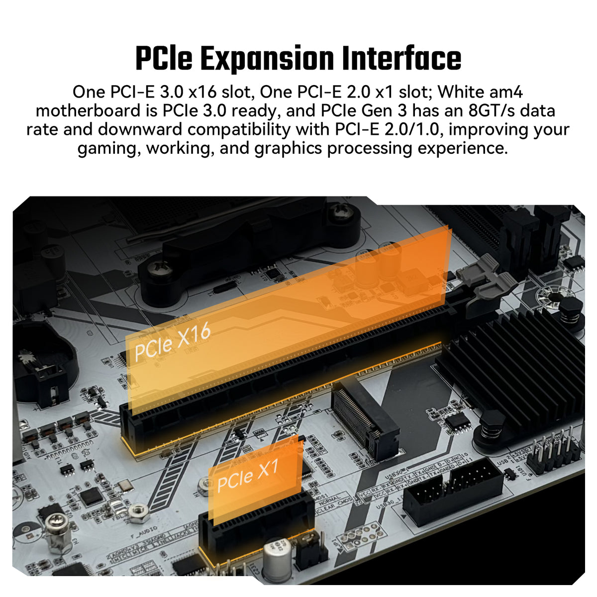 MACHINIST B450-AM4-A Motherboard Compatible with AMD AM4 Socket Ryzen 1-5th CPUs DDR4