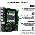 MACHINIST X99 PR9 LGA 2011-3 Motherboard with DDR4 RAM Intel Xeon E5 CPU Micro ATX